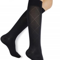 Rejuva Sheer Knee Highs - Sheer Diamond thumbnail Rejuva Sheer Knee Highs - Sheer Diamond thumbnail