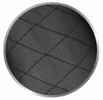 UltraSheer Diamond Pattern Stockings - Black