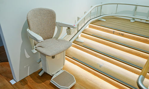 curved stair lift